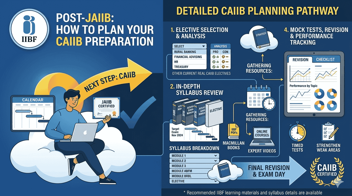 How to Plan Your CAIIB Preparation After Clearing JAIIB