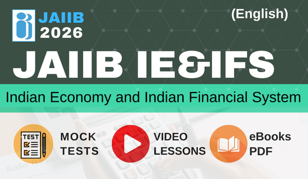 JAIIB IE&IFS - Mock Test + eBooks + Videos Lessons - 2026 (English)