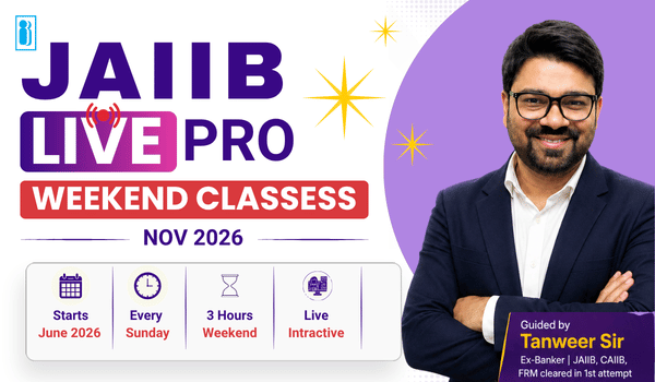 JAIIB Live Pro – Weekend Classes Nov 2026