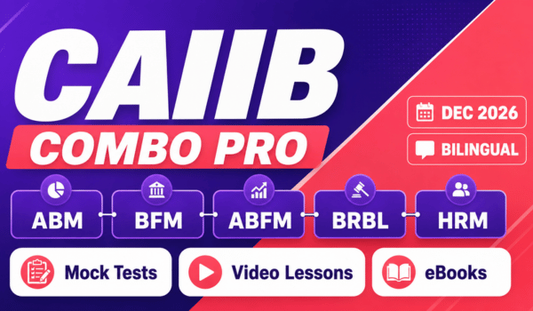 CAIIB Combo Pro - All Compulsory Papers + HRM 2026