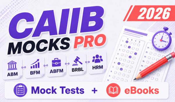 CAIIB Mocks Pro - All Compulsory Paper + HRM - 2026