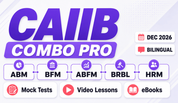 CAIIB Combo Pro - All Compulsory Papers + HRM 2026