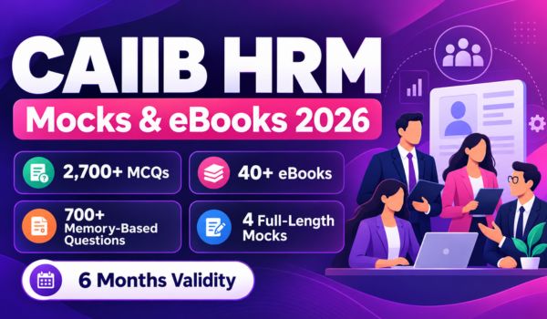 CAIIB HRM Mocks & eBooks 2026