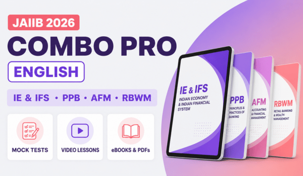 JAIIB Combo Pro - 2026 (English)