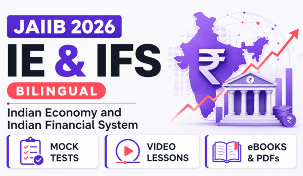 JAIIB IE&IFS - Mock Test + eBooks + Videos Lessons - 2025 (Bilingual)